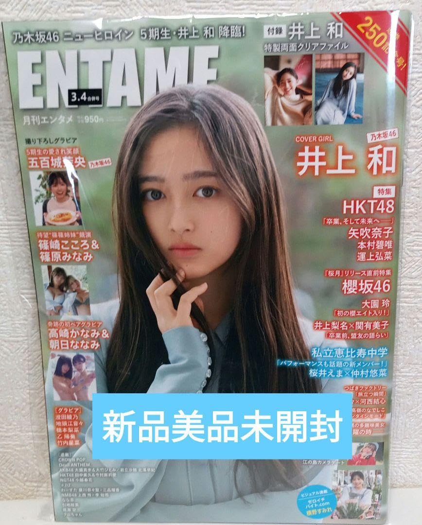 乃木坂46 生写真・クリアファイル、ポスター・写真集・雑誌 引退品 クリアファイル・ポスター】乃木坂46 川﨑桜☆EX大衆 イー